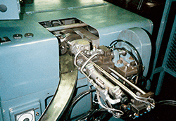 Picture: Automated pin thread rolling machine