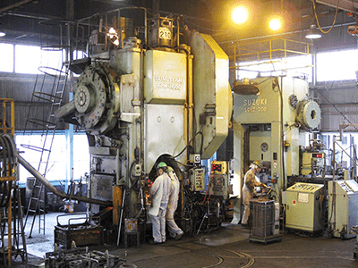 Picture: Hot forging facilities
